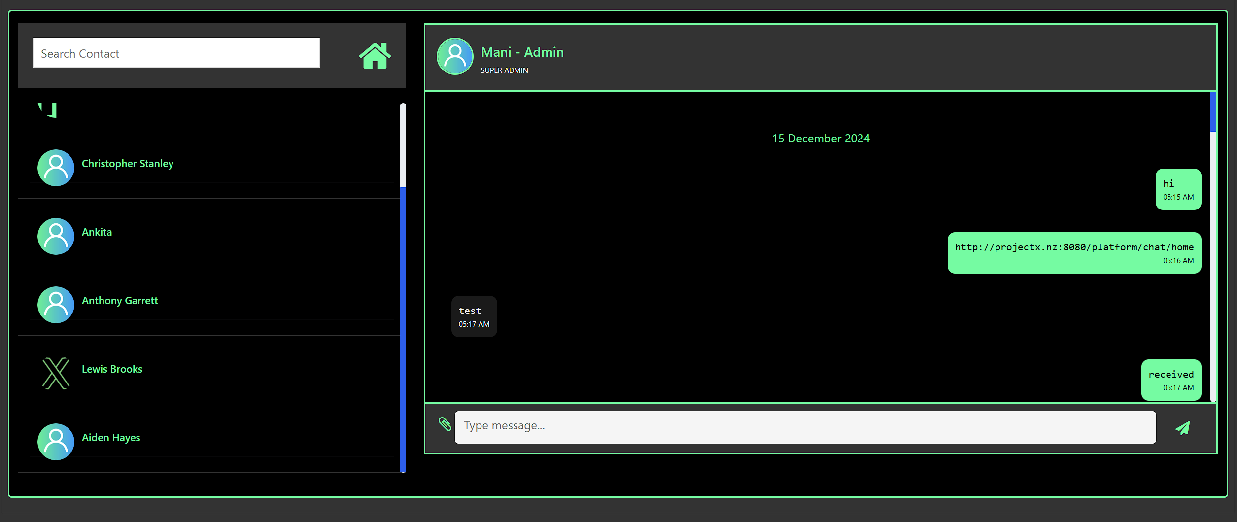Team Communication Hub