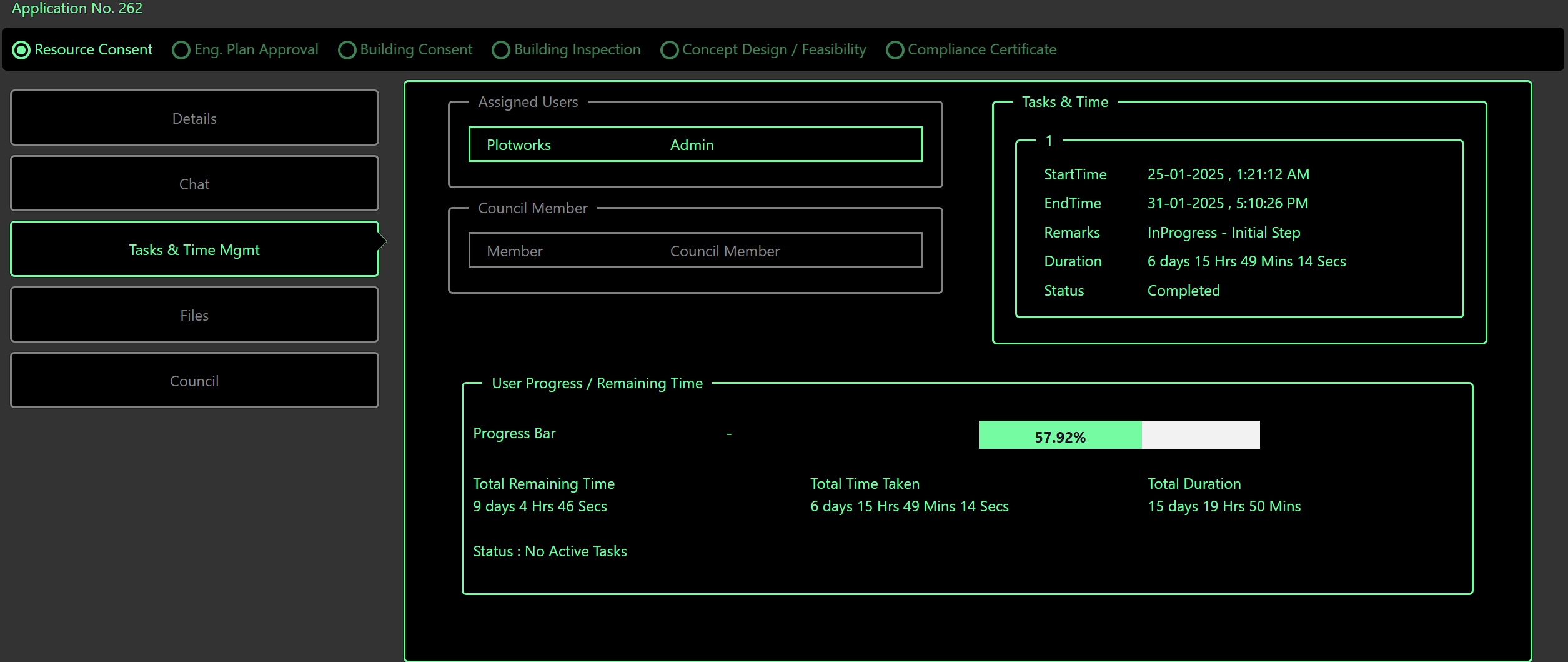 Task & Timeline Management